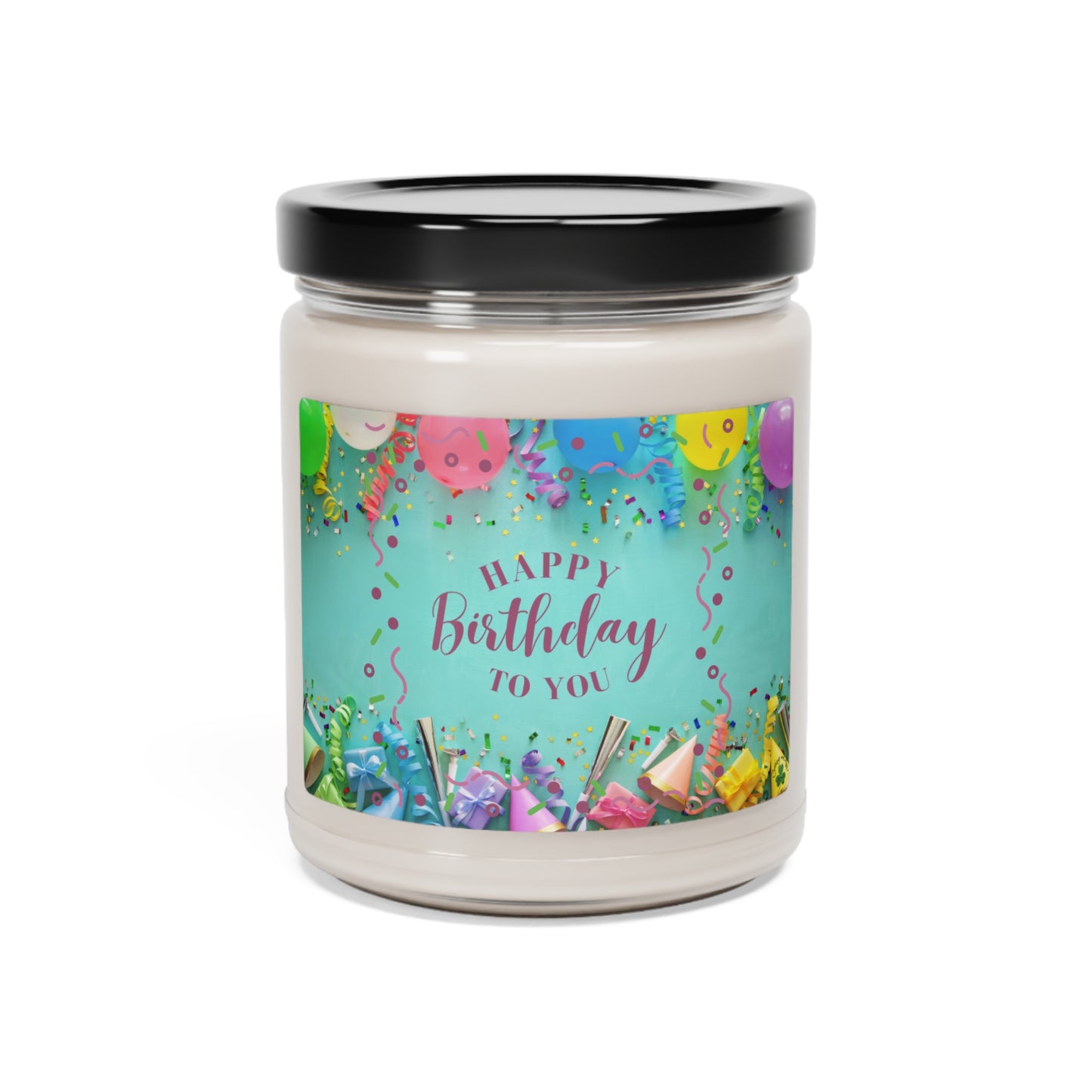 Party Hats Happy Birthday Scented Soy Candle, 9oz