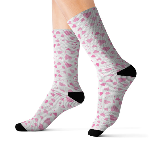 Heart Socks, Groom and Bridal Gifts, Men and Women Love Presents