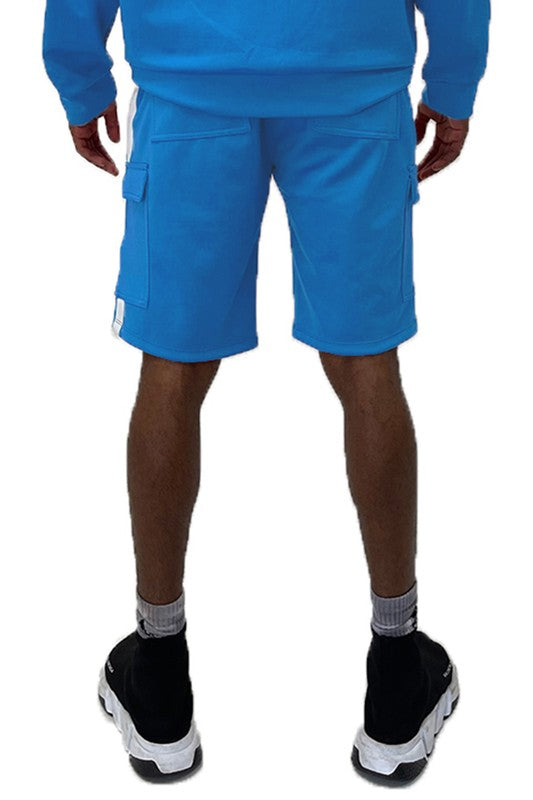 Two Stripe Cargo Pouch Shorts
