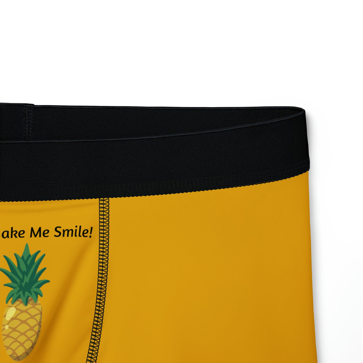 Pineapple You Make Me Smile Men's Boxers (AOP)