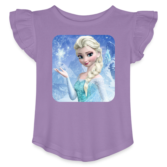 Princess Toddler Girls Flutter T-shirt - lavender