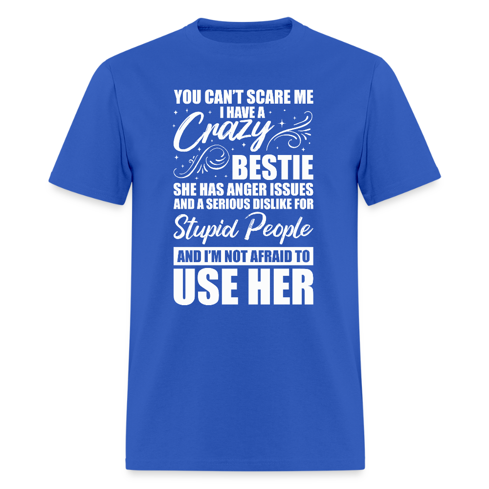 Craazy Bestie 2 T-Shirt | GILDAN 5000 - royal blue