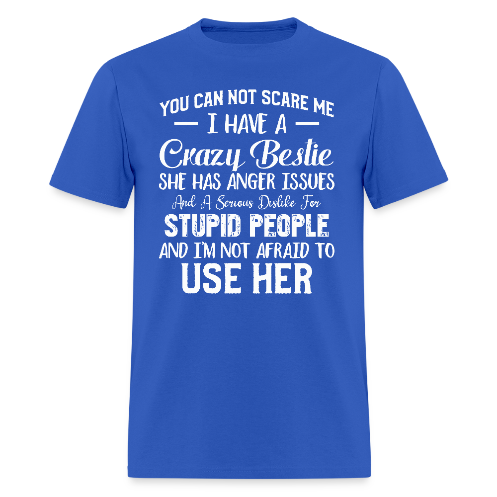 Crazy Bestie 3 T-Shirt - royal blue