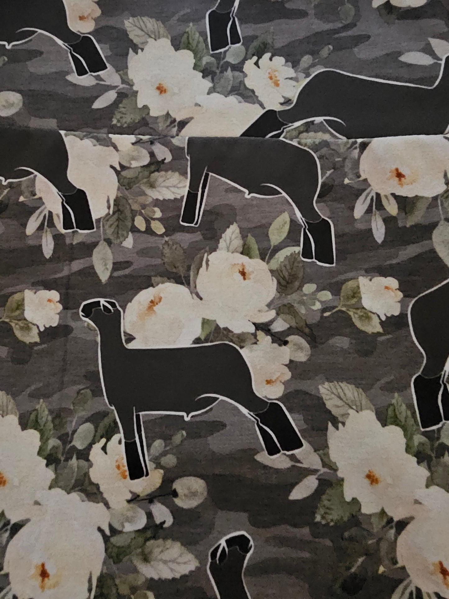 Camo Floral Lamb Custom Legging