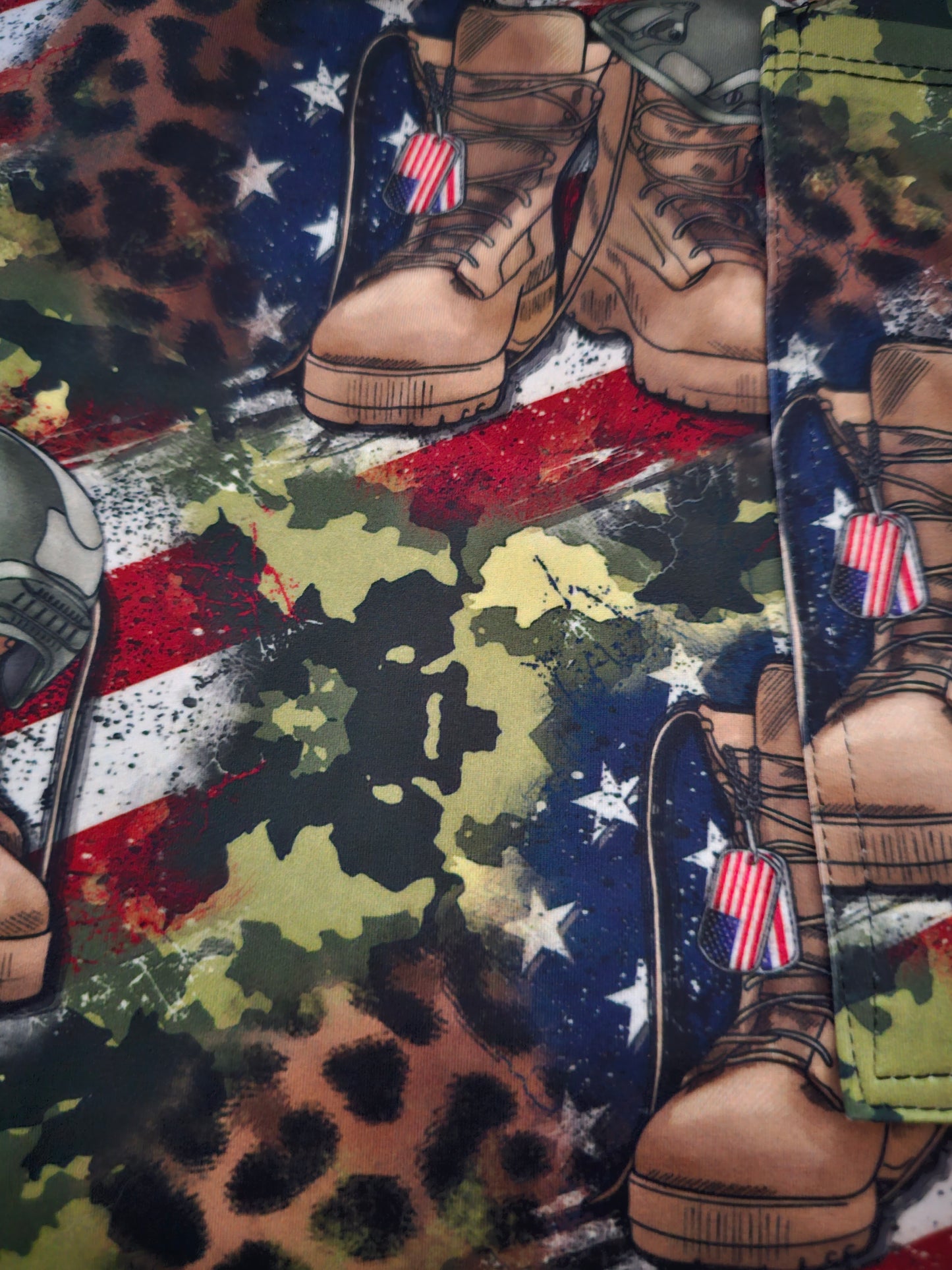 Military Boots Custom Legging With Pockets