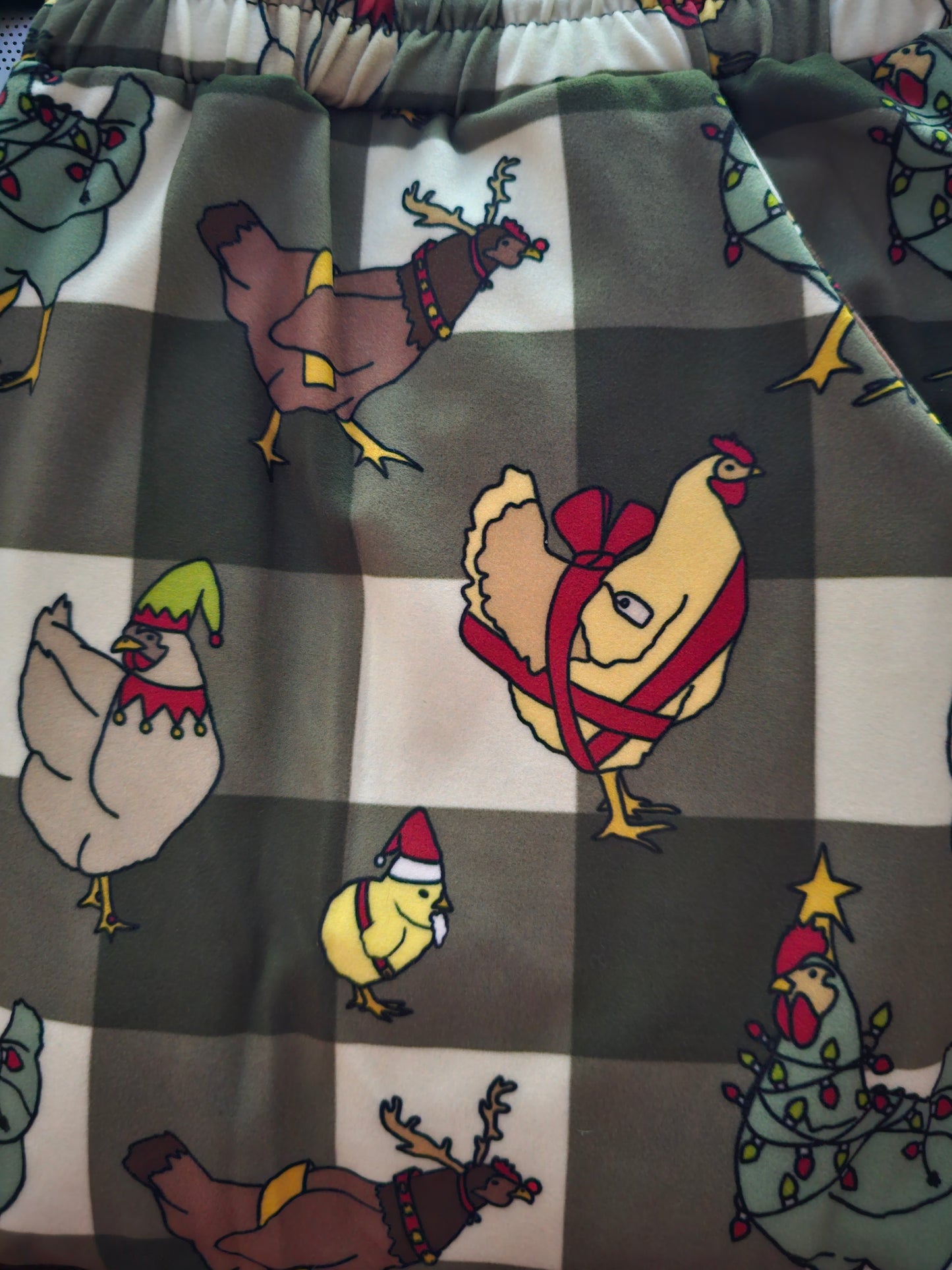 Holiday Chicken Custom Jogger With Pockets