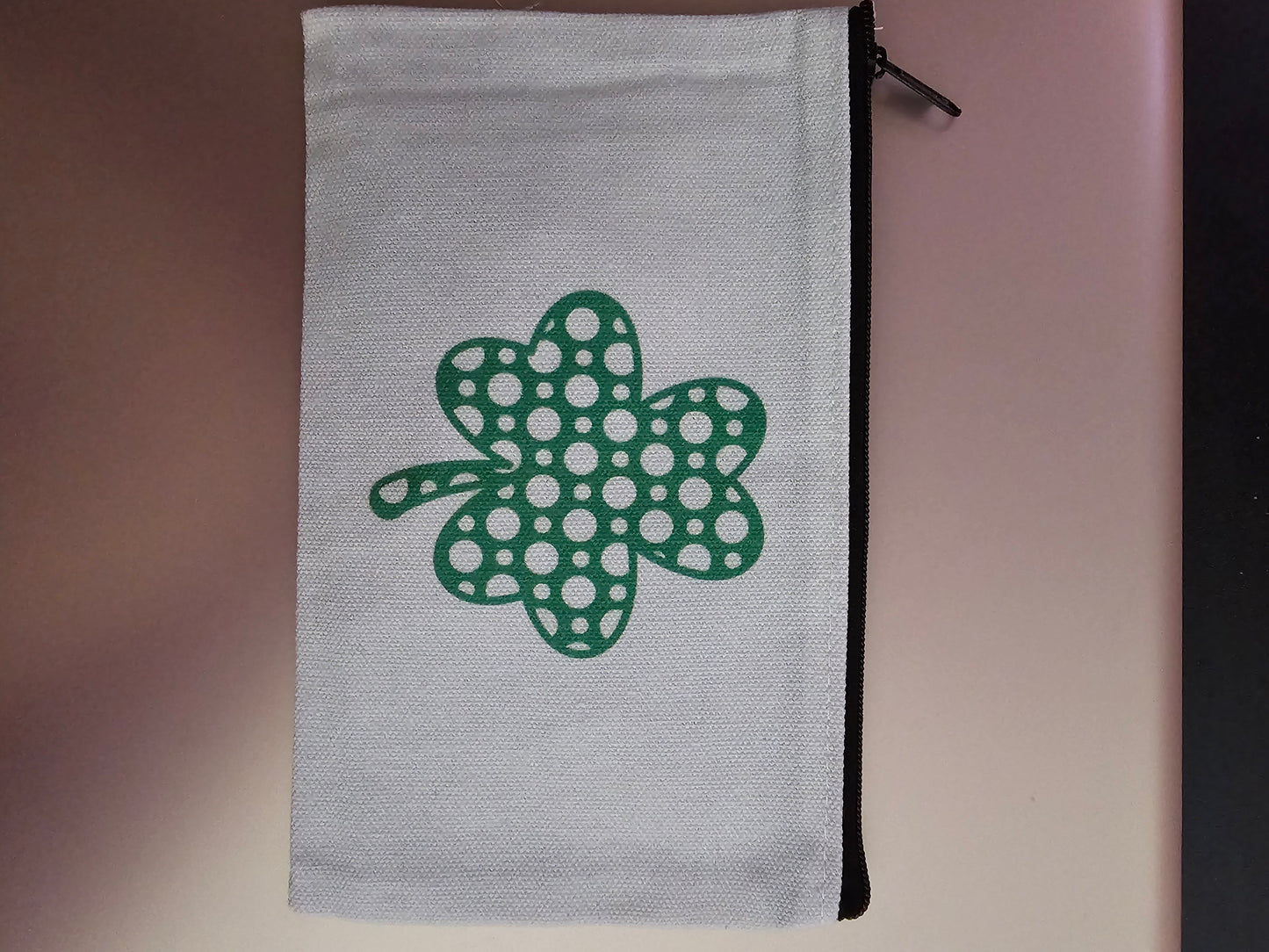 St. Patrick's Day Zipper Bag, Bracelet and Irish Blessing