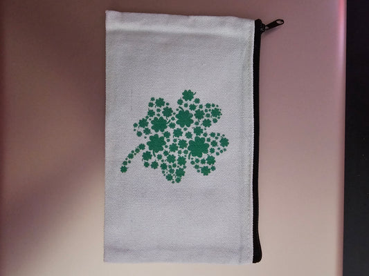 St. Patrick's Day Zipper Bag, Bracelet and Irish Blessing