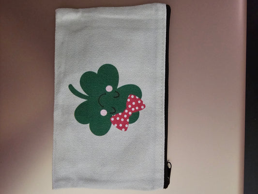 St. Patrick's Day Zipper Bag, Bracelet and Irish Blessing