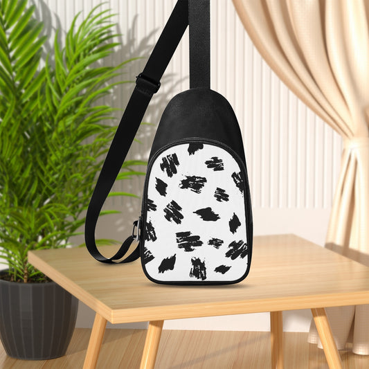 Black and White Chest Bag