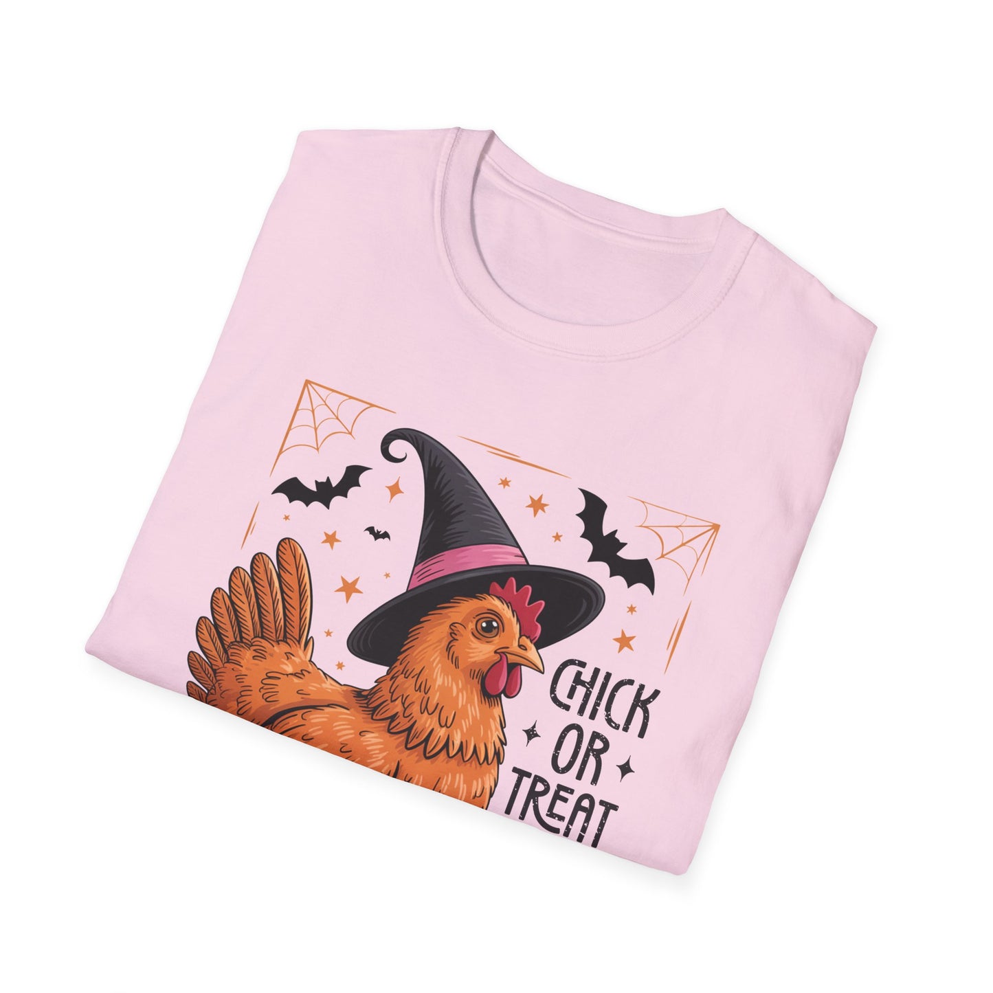 Cute Halloween Chicken T-Shirt, Fun Halloween Shirt, Unisex Tee, Trick or Treat Apparel, Autumn Festive Clothing