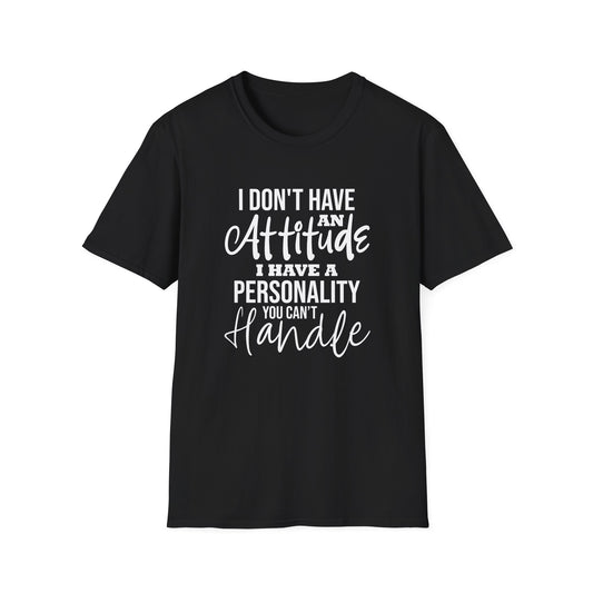 Attitude Unisex Softstyle T-Shirt - Casual Comfort Tee, Perfect gift for Birthdays, Anniversaries, Everyday Wear, Stylish and Trendy!
