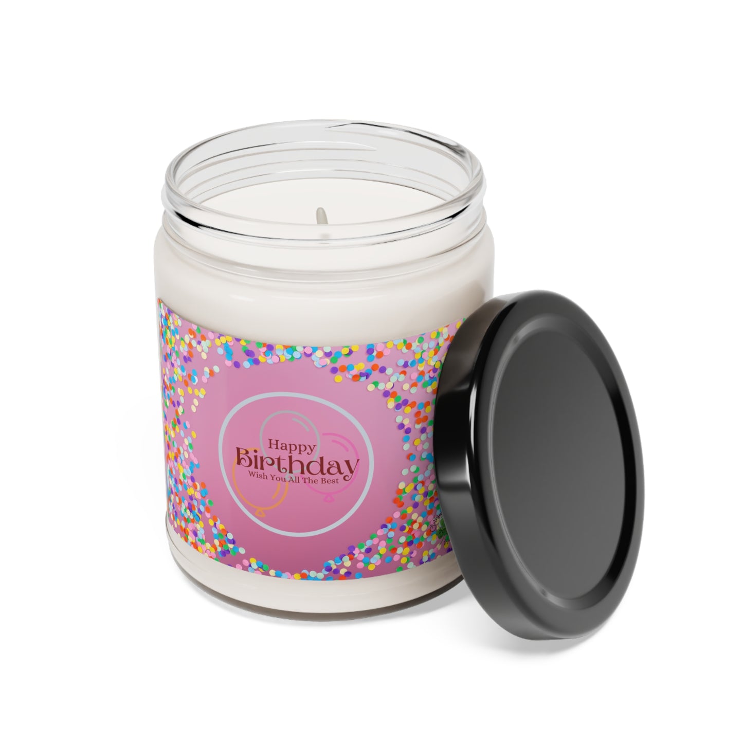Confetti Happy Birthday Scented Soy Candle, 9oz