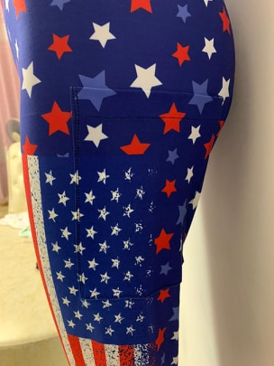 First Amendment leggings with pockets
