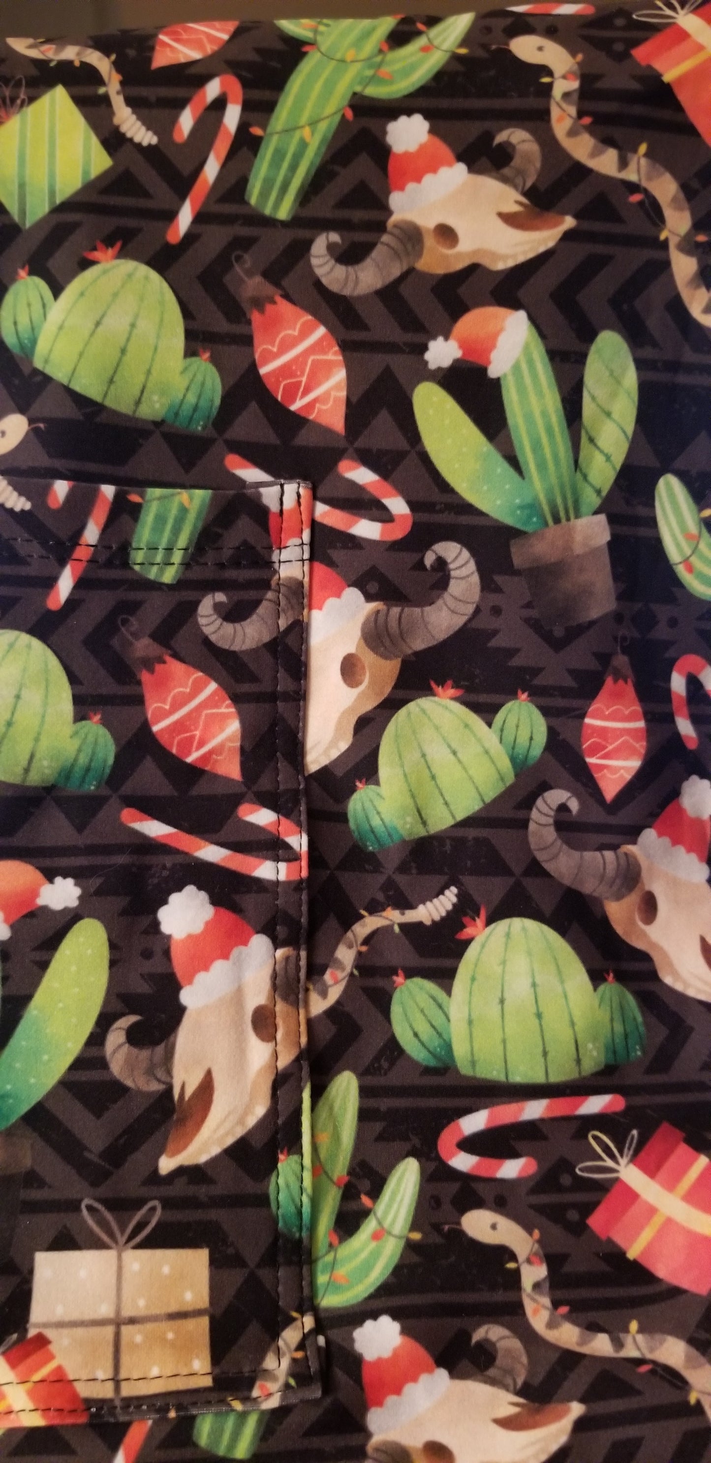 Custom Holiday Cactus With Pockets Legging OS