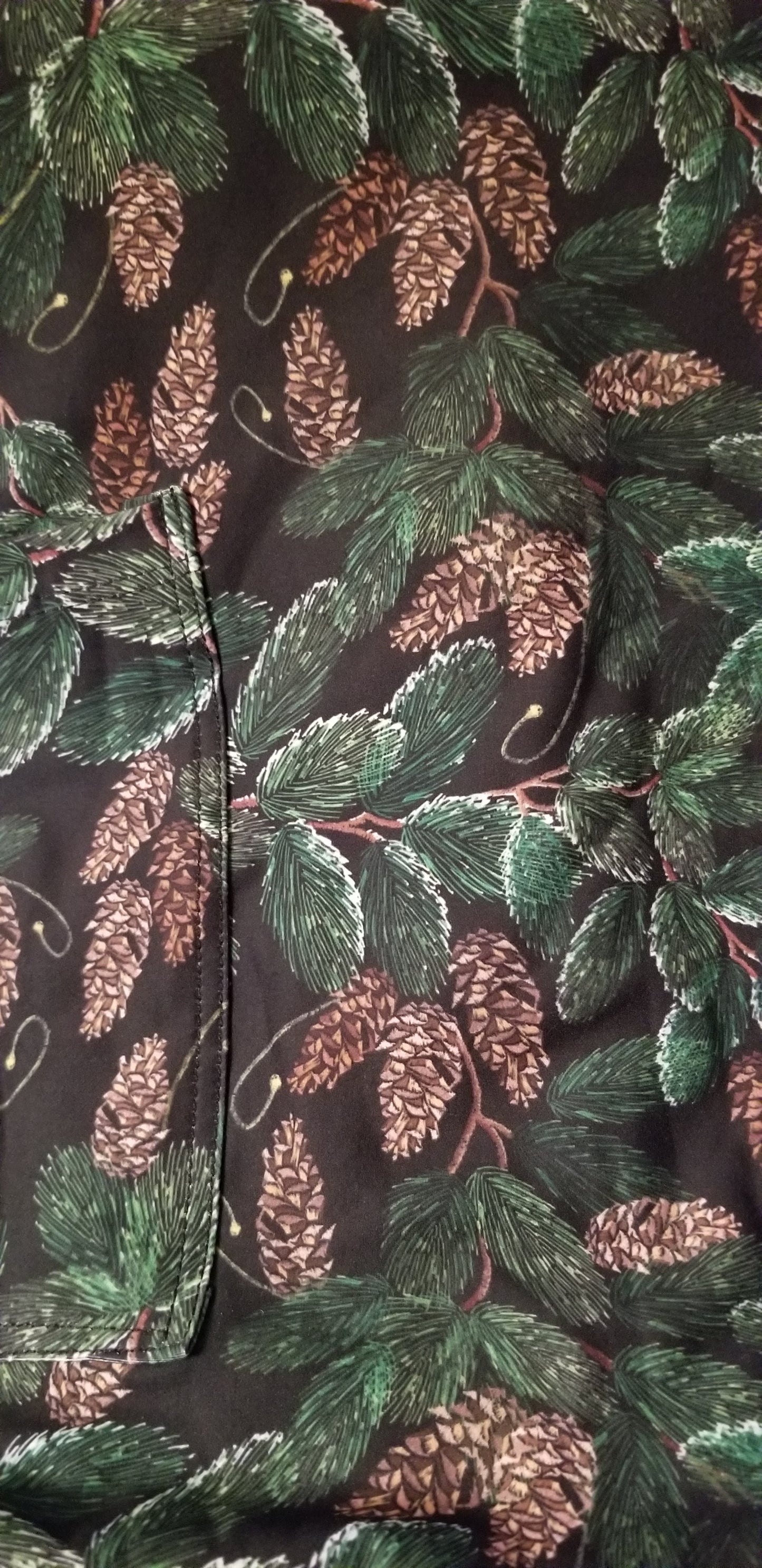 Custom Black Pine With Pockets Legging EPS