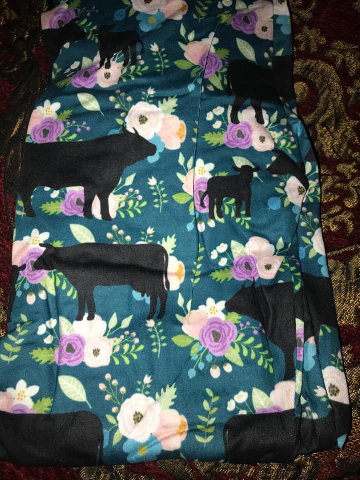 Custom Kids Animal Floral Legging