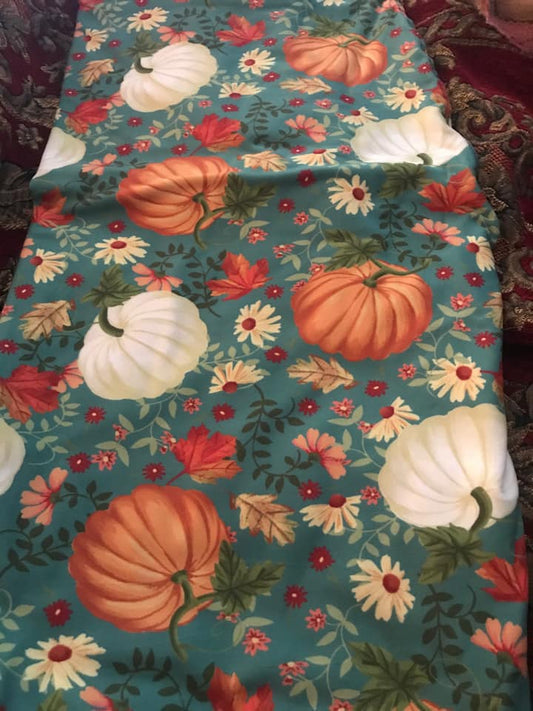 Custom Pumpkin Floral Legging