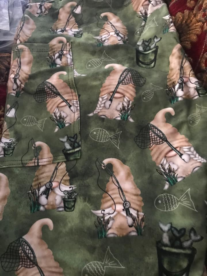 Custom Gnome Fishing Legging With Pockets