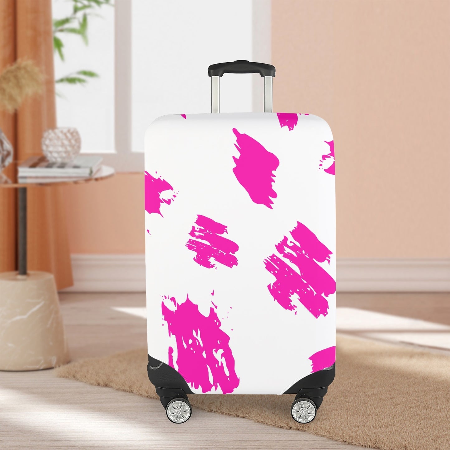 Pink Luggage Cover