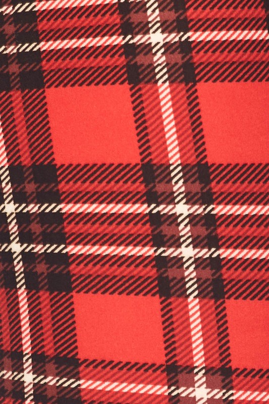 Red Plaid PS Legging - Keene's