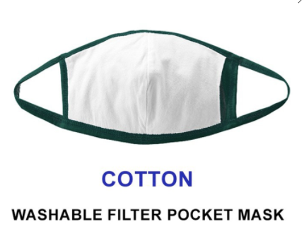 Black Face Mask With Filter Pocket - IN STOCK NOW - Keene's