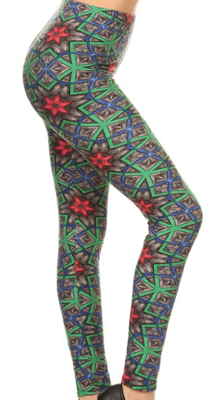 Red Star 3x-5x Leggings 3X5X-R650