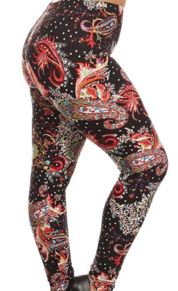 Paisley Legging EPS 3X4X-N353