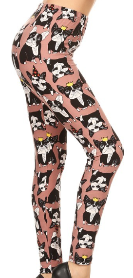 Pugs Legging OS - LDR-R818-Mauve_AN
