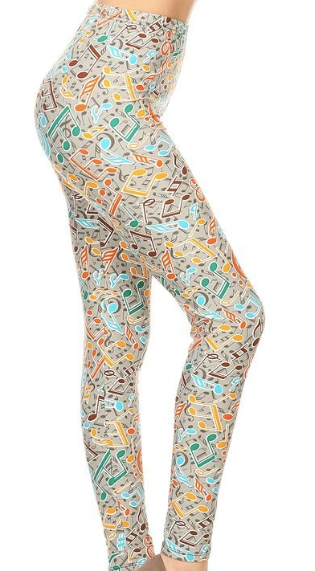Music Notes Legging PS LDEX-R871