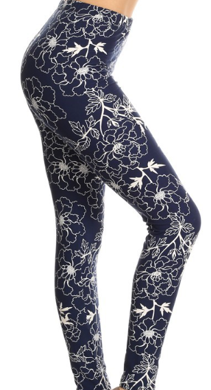 White Flower Legging EPS LDEX-R623