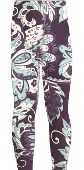 Floral Kids Leggings - KL-R724