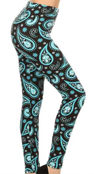 Paisley Print Leggings PS - LDX-R621