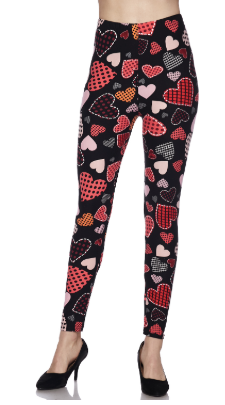 Patchwork Heart OS Legging - Keene's