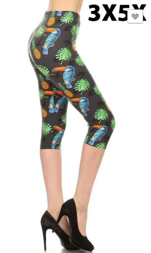 Toucan EPS 3x-5x Capri Legging - Keene's