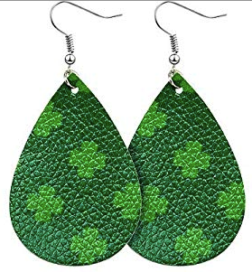 St. Patrick's Day Earrings - Shamrock - Keene's