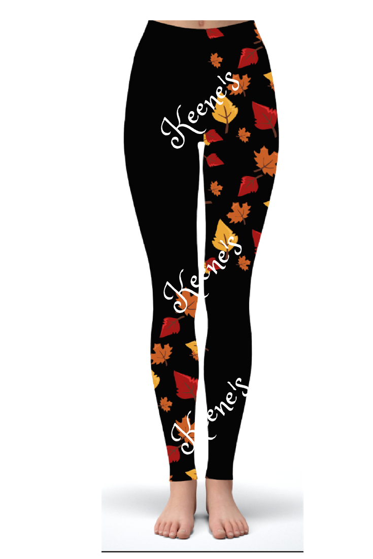 Custom Leaf Leggings - Keene's