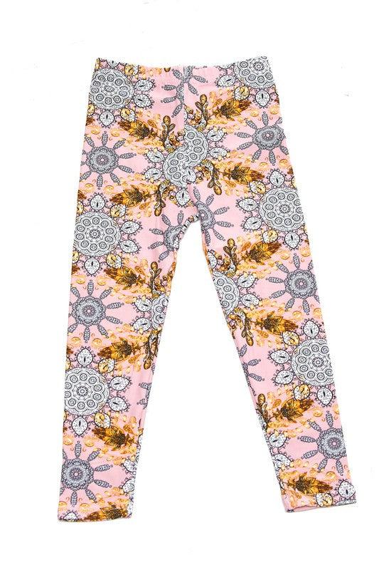 Kids Pink Leggings - Keene's