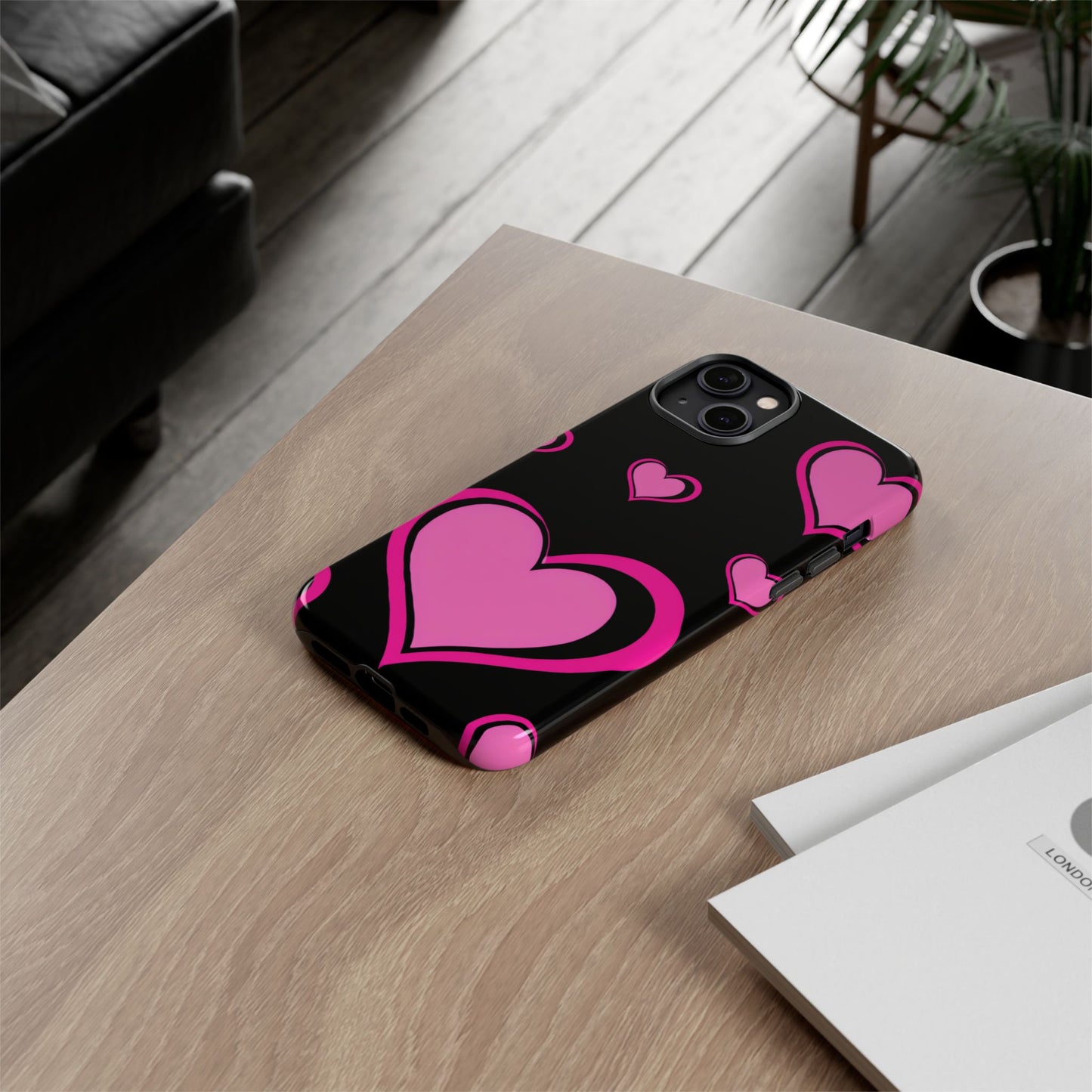 Pink Heart Tough Cases