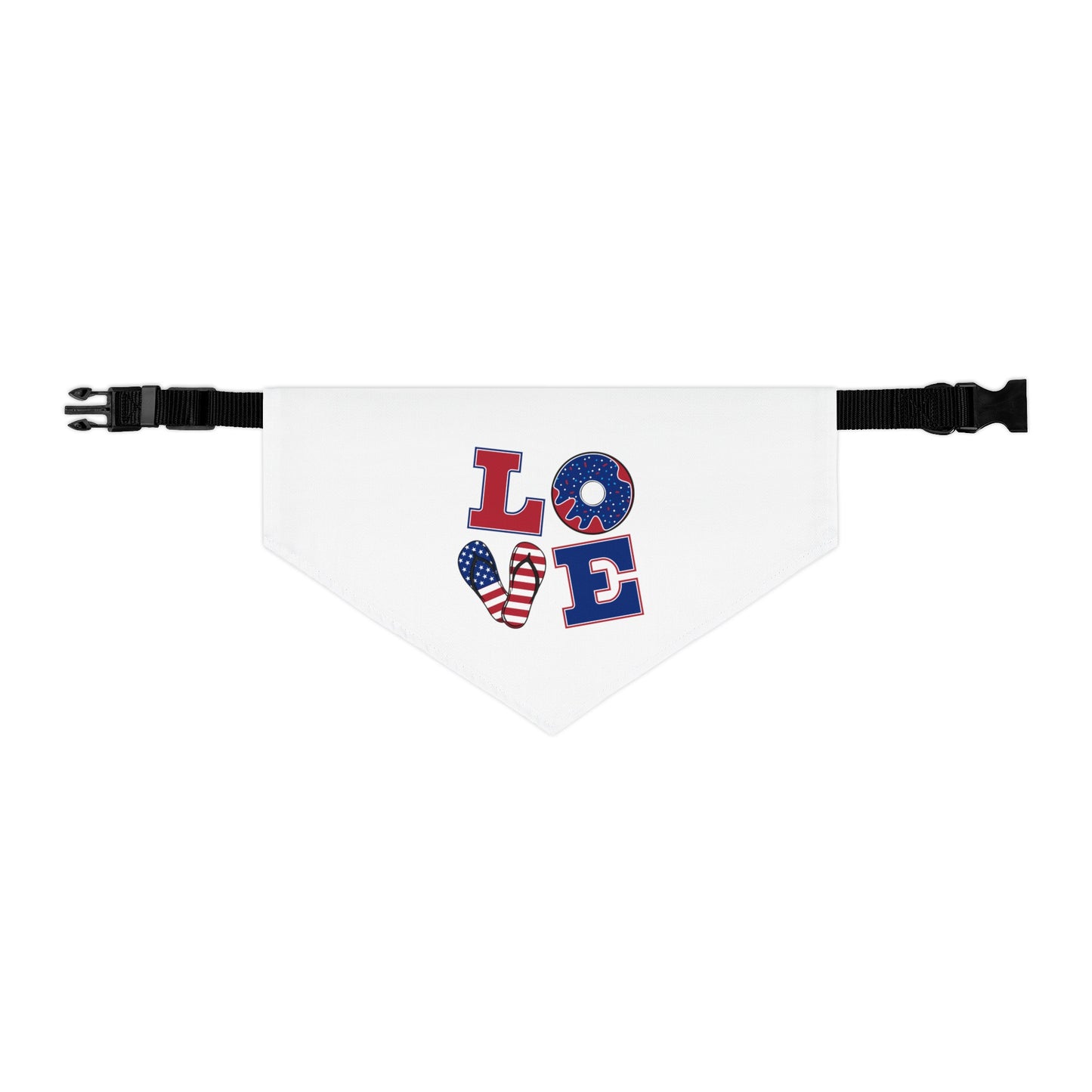 Love America Pet Bandana Collar