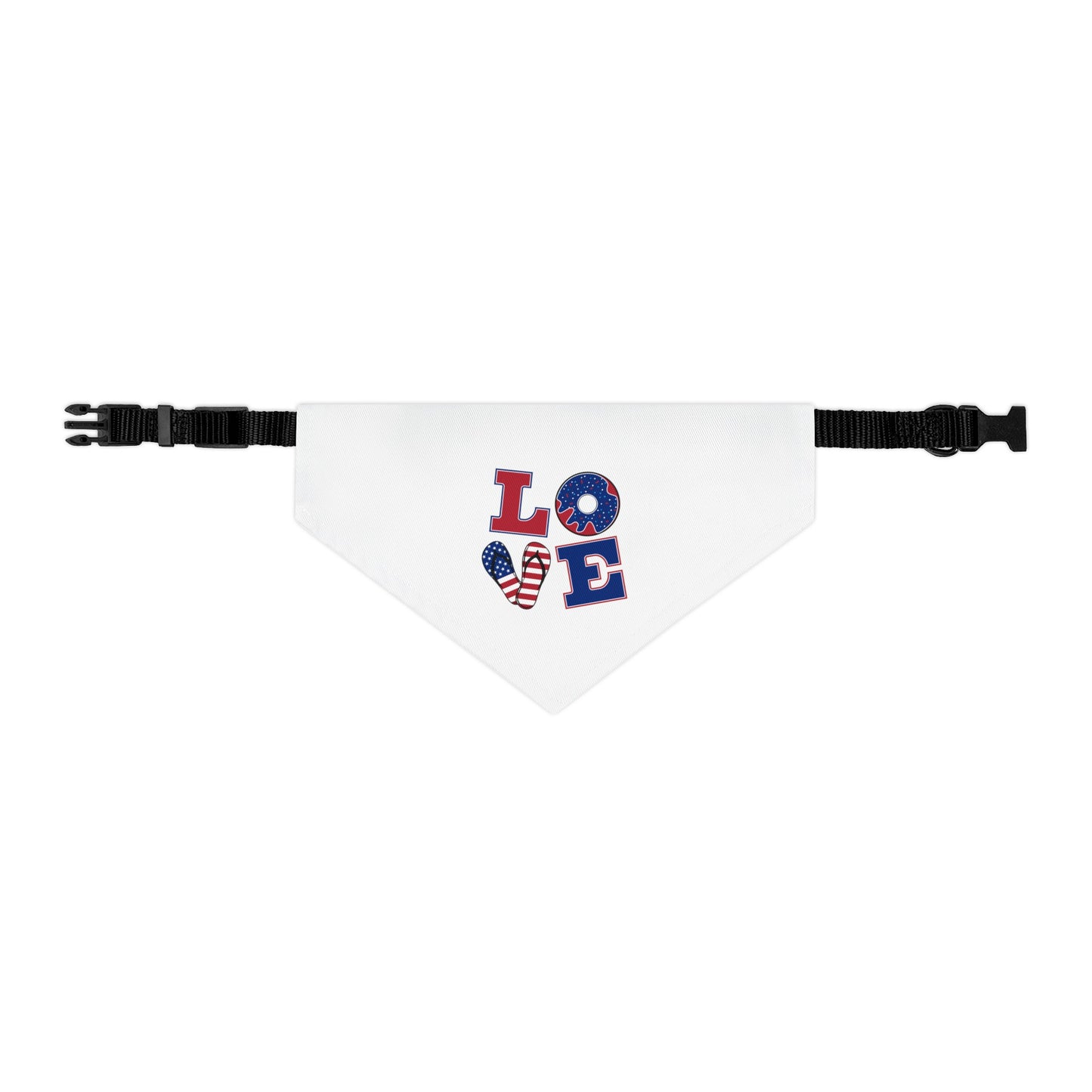 Love America Pet Bandana Collar