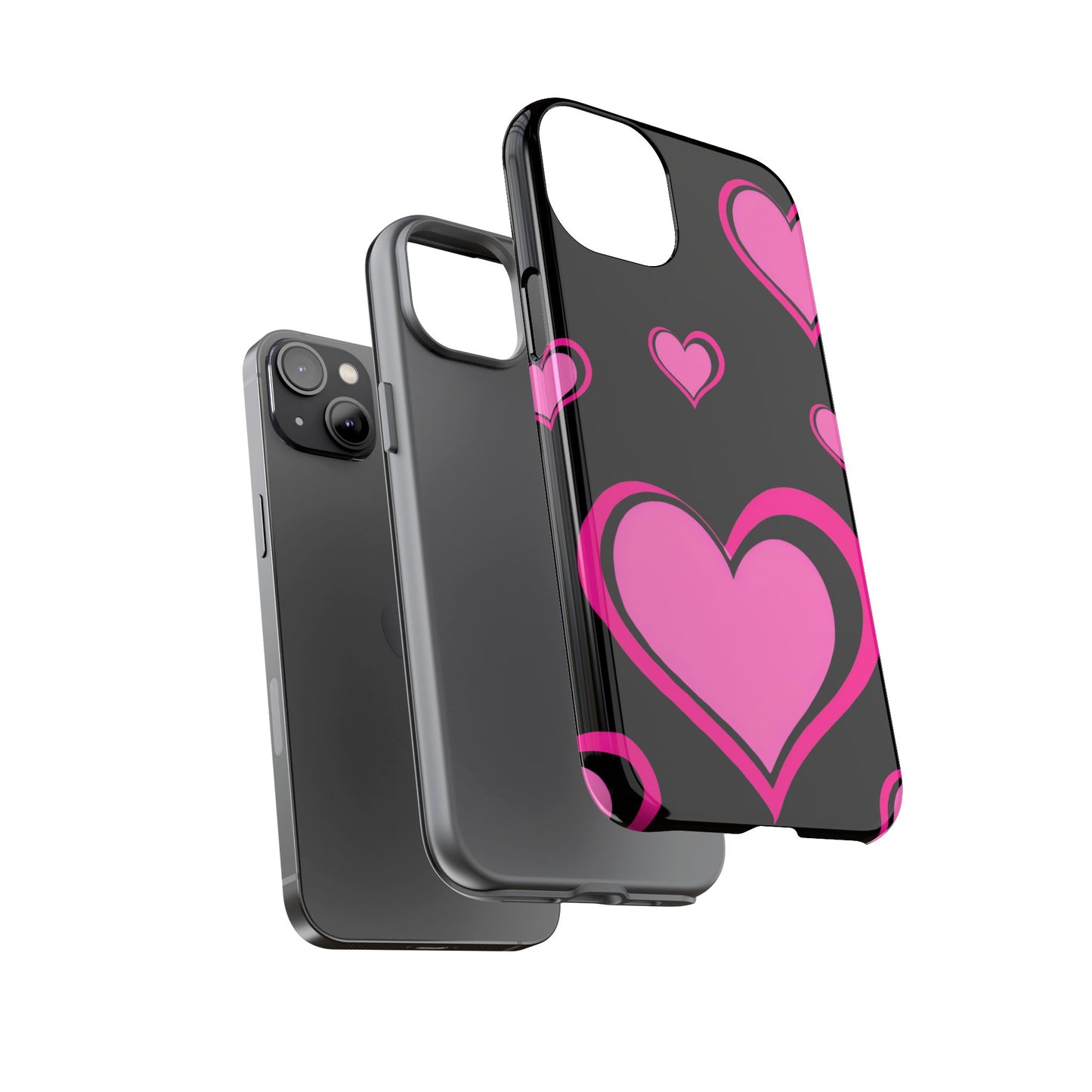 Pink Heart Tough Cases