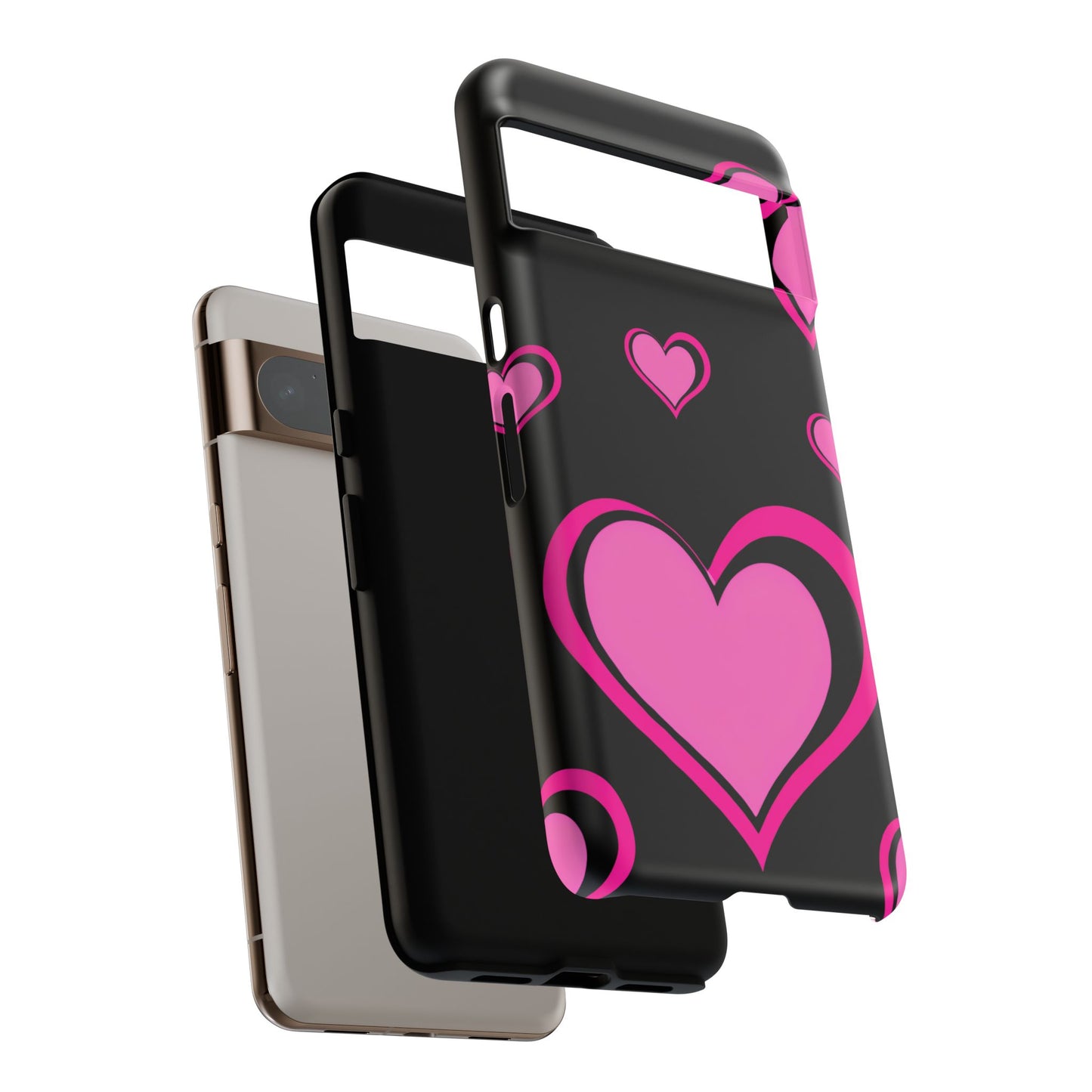 Pink Heart Tough Cases