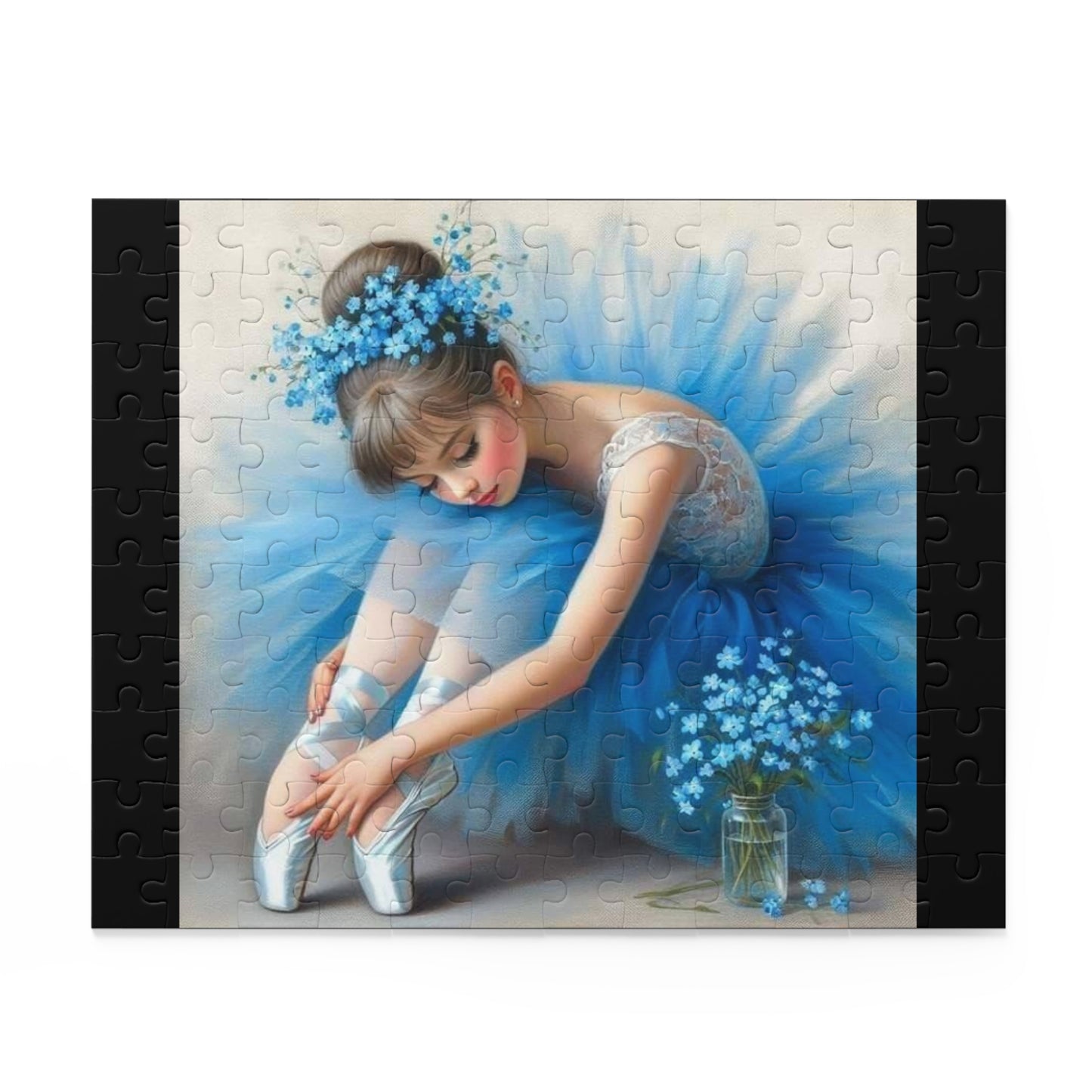 Ballerina in Blue Tutu Puzzle — 120/252/500-Piece Jigsaw