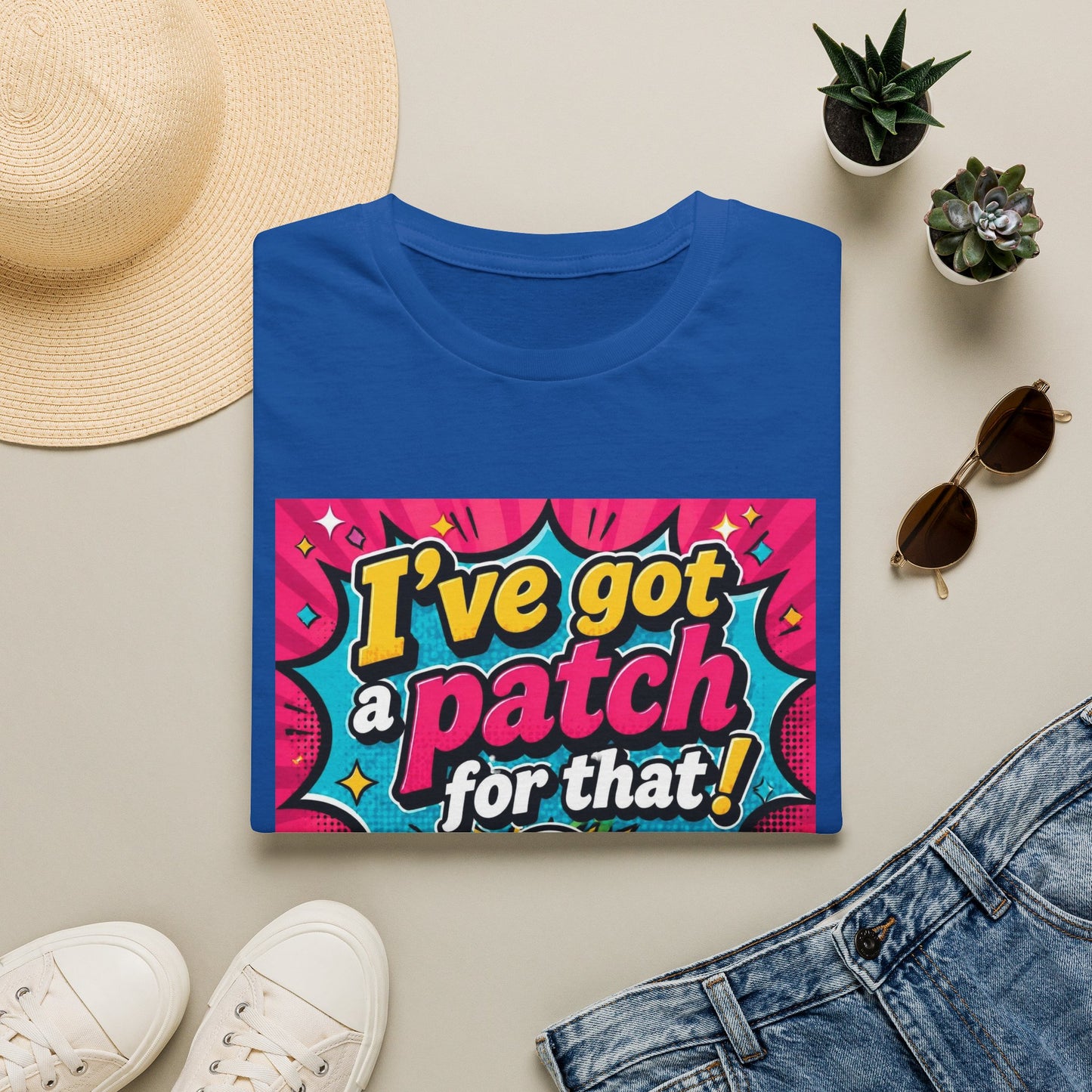 I've Got a Patch for That T-Shirt — Funny Retro Comic Graphic Tee