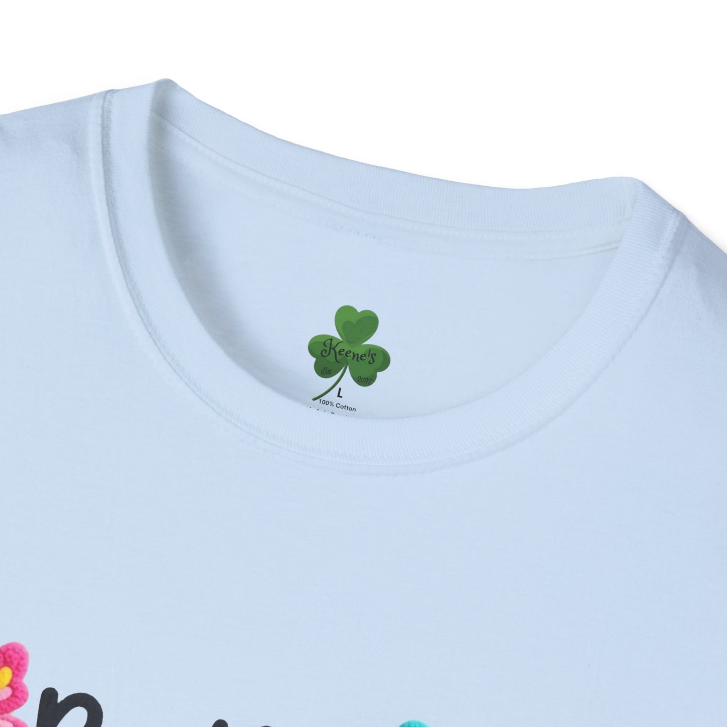 Be the Reason Someone Smiles Today T-Shirt — Colorful Butterfly & Floral Positive Quote Tee