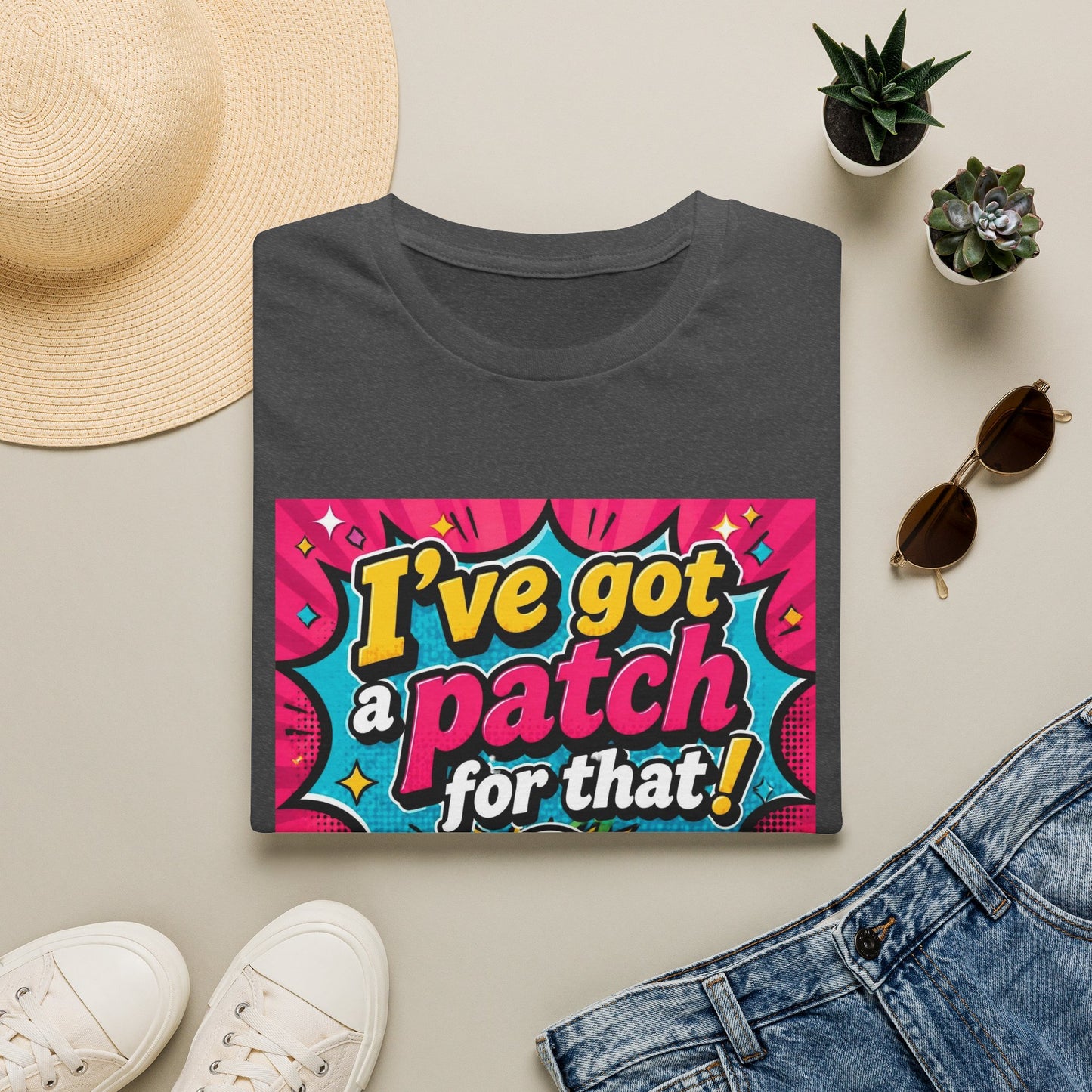 I've Got a Patch for That T-Shirt — Funny Retro Comic Graphic Tee