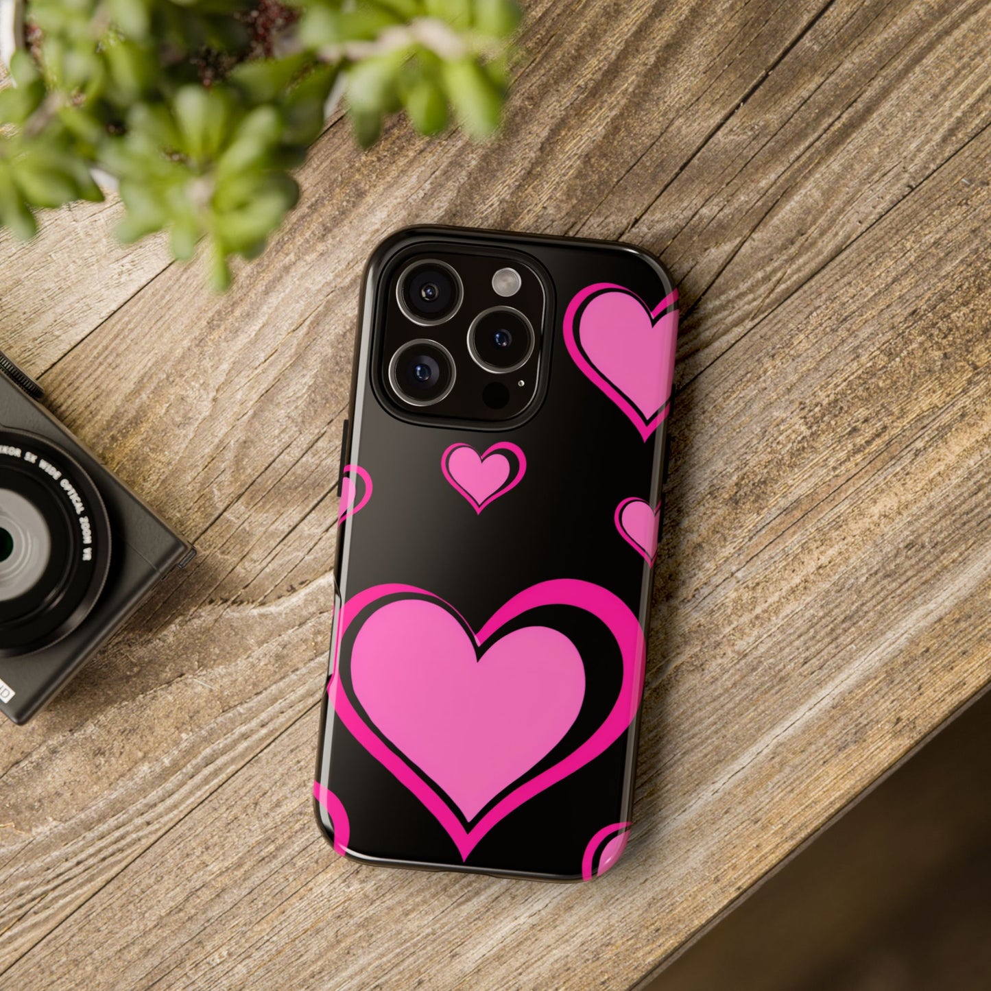 Pink Heart Tough Cases