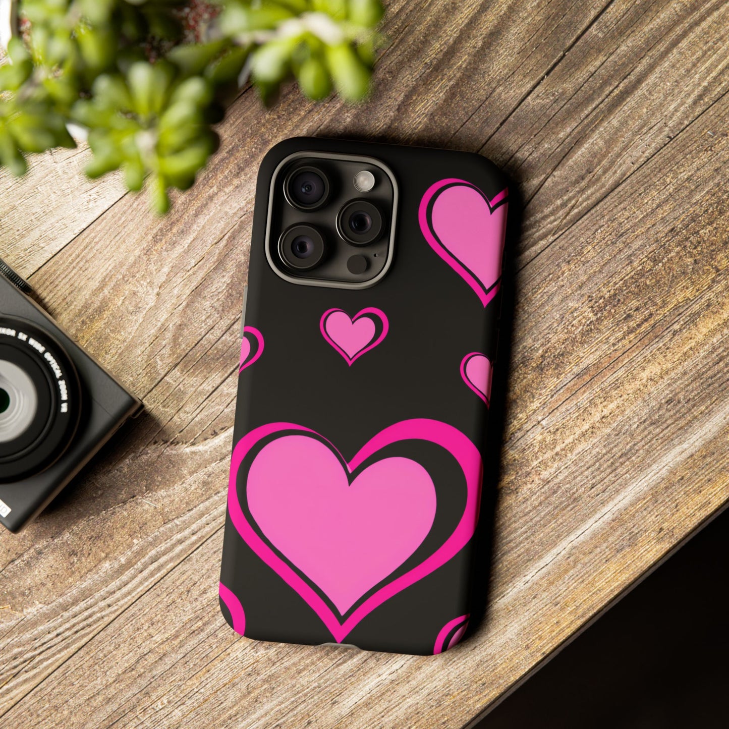 Pink Heart Tough Cases