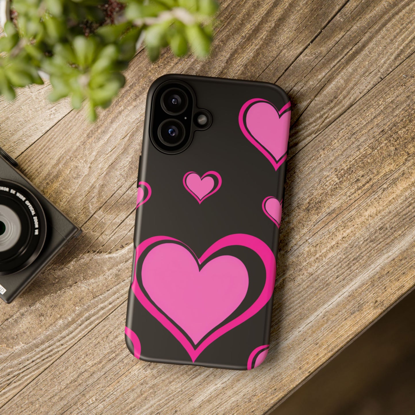 Pink Heart Tough Cases